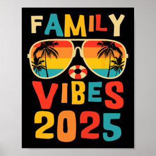 Poster Família 2025 Vibes - Fazer De Férias De Reunião Da