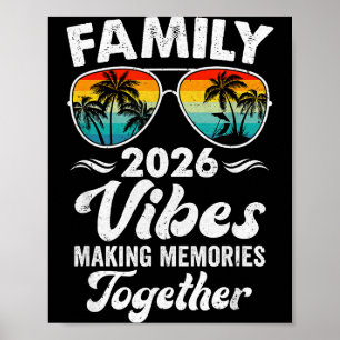Poster Família 2026 Vibrações Reunião de Família Férias F