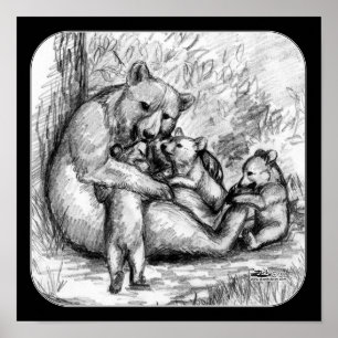 Pôster Família Bear