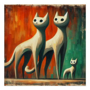 Pôster Família Cats