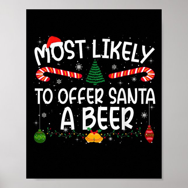 Poster Família Correspondente Xmas Mais Provável Para Ofe (Frente)