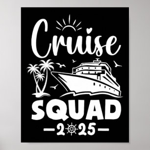 Poster Família Cruise Squad 2025 Férias Correspondentes