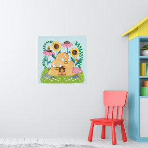 Poster Família de Abelhas Melíferas