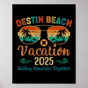 Poster Família de Amigos 2025 da Destin Beach Flórida