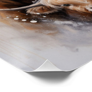 Pôster Família de cinco vacas poster de criação - arte mo