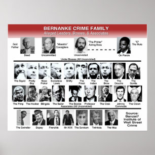 Poster Família do crime de Bernanke