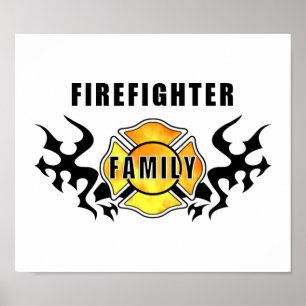 Pôster Família do sapador-bombeiro