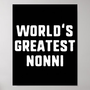 Poster Família engraçada da nonni mais incrível do mundo