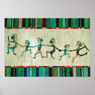 Poster Família engraçada KOKOPELLI + suas ideias