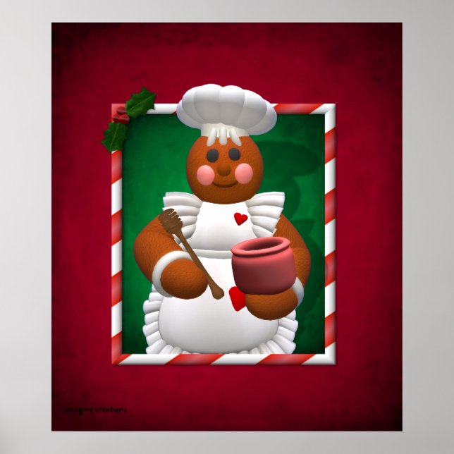 Poster Família Gingercake: Menina de padaria (Frente)