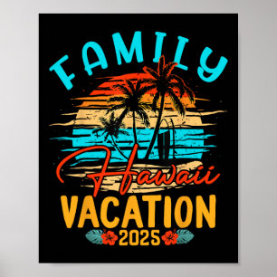 Poster Família Hawaii Férias 2025 - Família Memórias do F