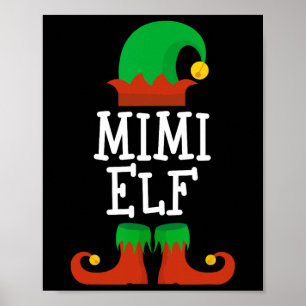 Poster Família O Mimi Elf Matando O Natal Pj Pajama X