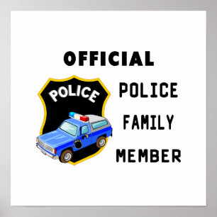 Poster Família oficial da polícia