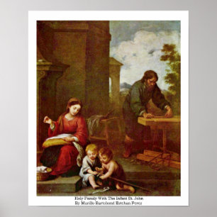 Pôster Família santamente com o St John infantil