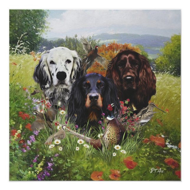 Pôster Família Setters (Frente)