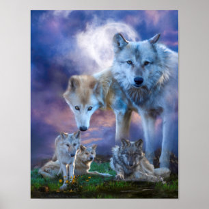 Poster Família Wolf "HÁ UM MUNDO MELHOR"