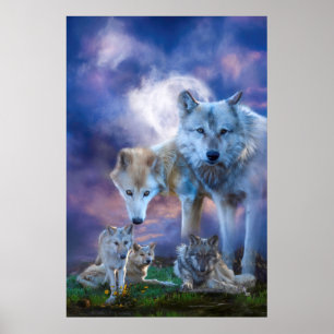 Poster Família Wolf "HÁ UM MUNDO MELHOR"