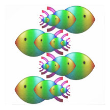 Famílias Cristãs de Símbolos de Peixes
