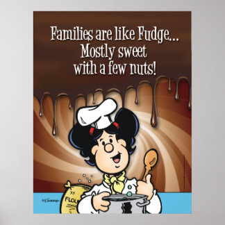 Pôster Famílias São Como Fudge