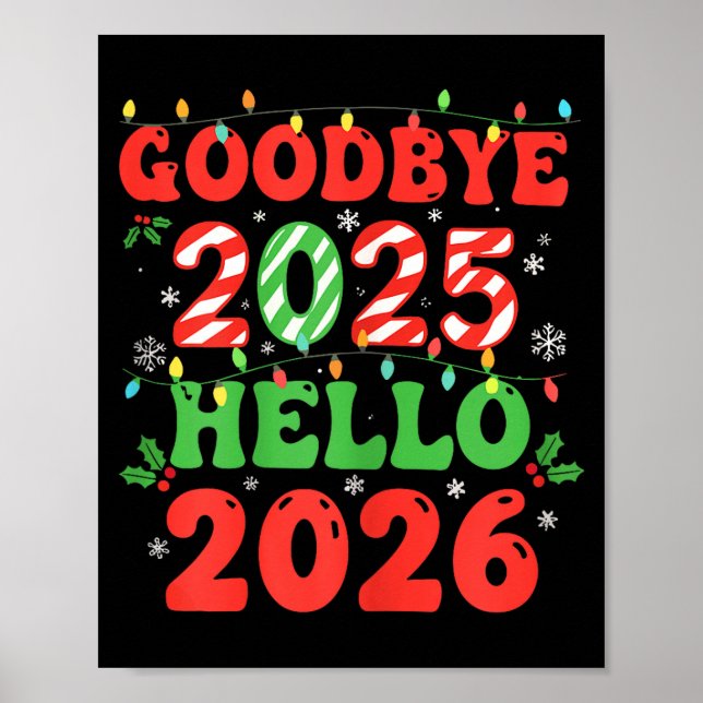 Poster Family Christmas Shirts Matching 2025, Funny Nye H (Frente)