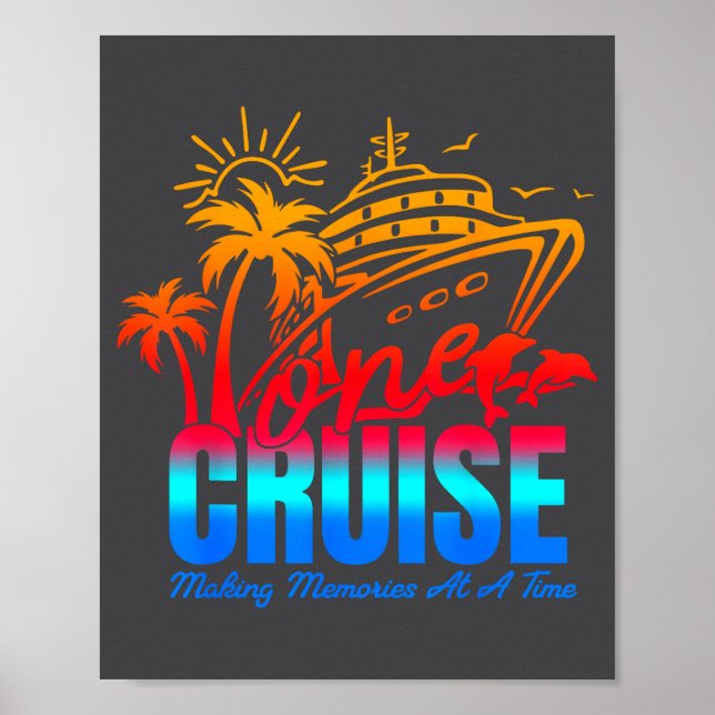 Poster Family Cruise 2026 I Love It When We're Cruisin' T (Frente)