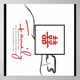 Poster Family Double Happiness