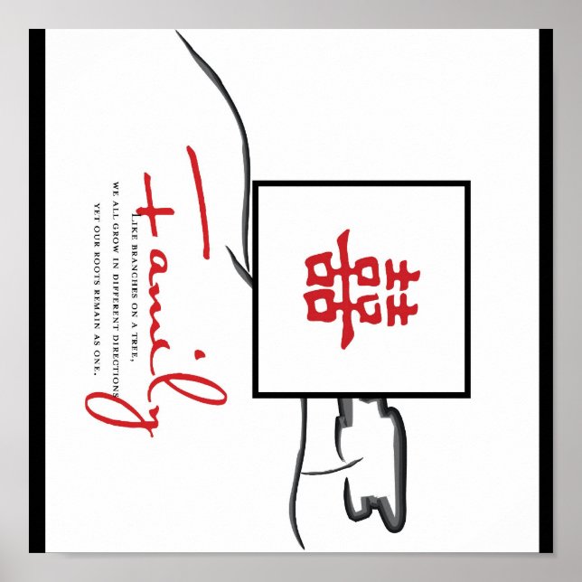 Poster Family Double Happiness (Frente)