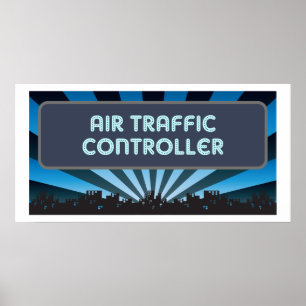 Pôster Famoso de controlador aéreo