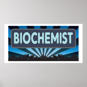 Poster Famoso do bioquímico