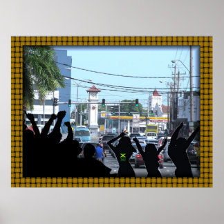 Poster Famoso mundo 'Meia-Via-Árvore'