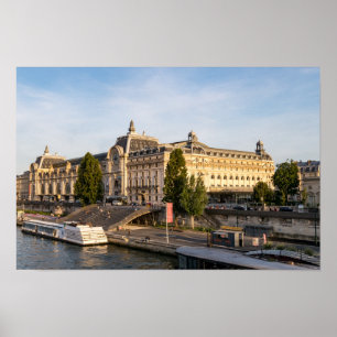 Poster Famous Musée d'Orsay - Paris, França, Europa