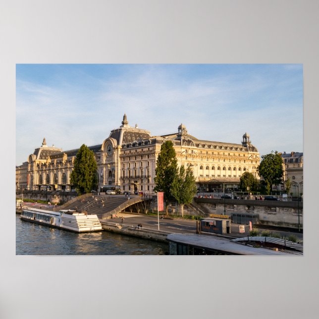 Poster Famous Musée d'Orsay - Paris, França, Europa (Frente)