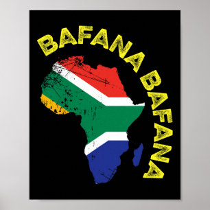 Poster Fana Fana Futebol da África do Sul