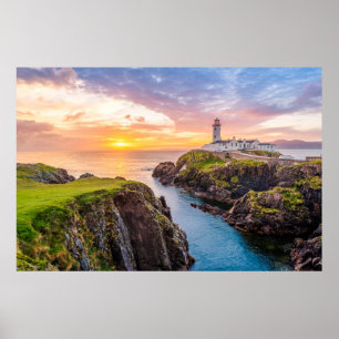 Poster Fanad Head Lighthouse Co.   Donegal Irlanda
