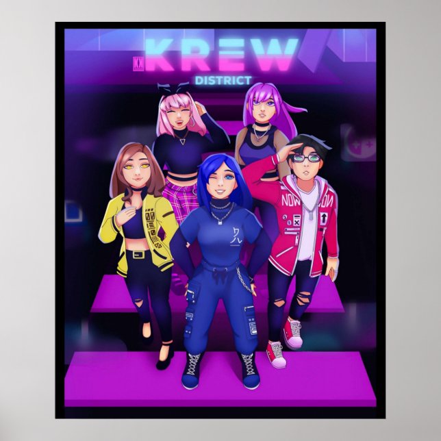 Poster Fanart Funneh e o Krew Kids Cartoon (Frente)