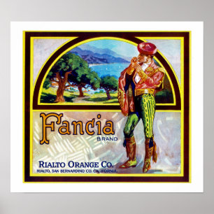 Poster Fancia Orange