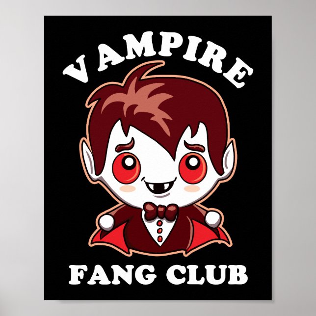 Poster Fang Club | Canhões Engraçados E Vampiros Bonitos (Frente)