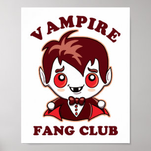 Poster Fang Club   Canhões Engraçados E Vampiros Bonitos