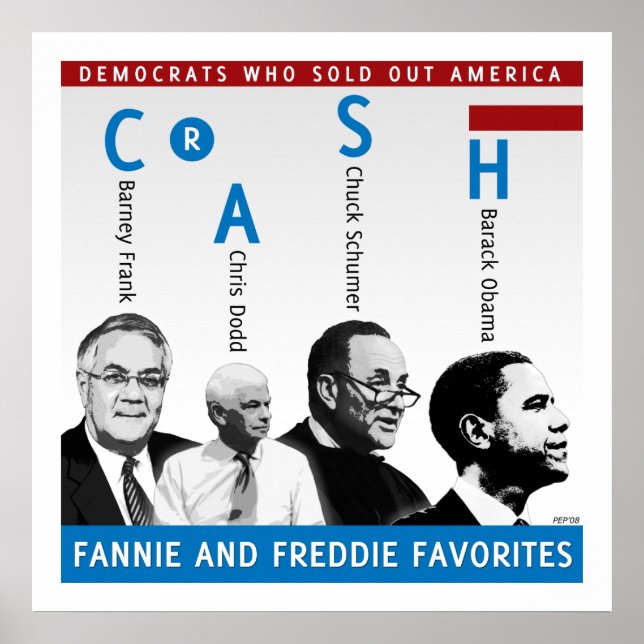 Poster Fannie E Freddie (Frente)