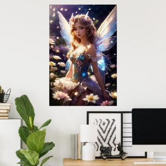 Poster Fantasia Bela Flor Fada