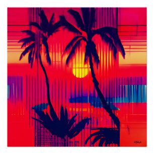 Pôster Fantasía de Fuga Tropical