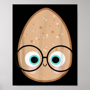Poster Fantasia de Halloween de Professor de Ovo Bom Fofo