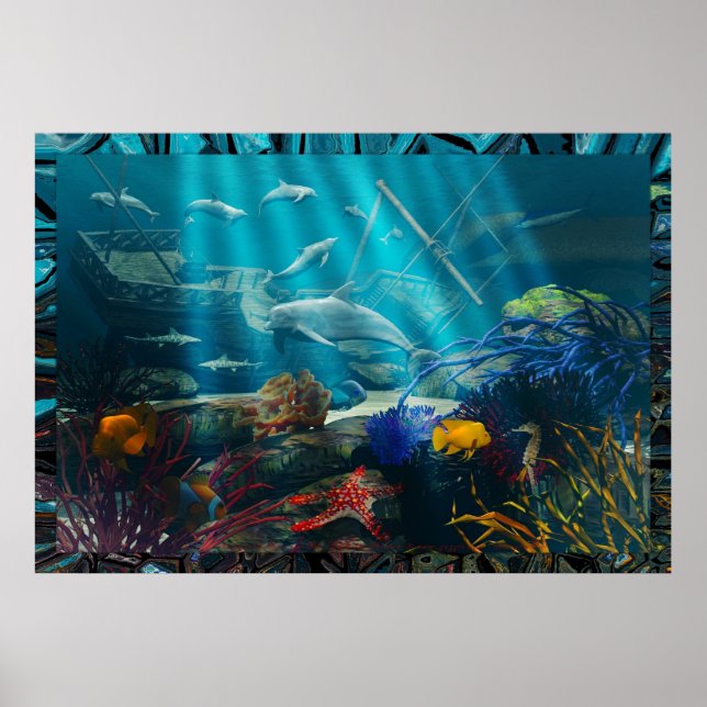 Poster Fantasia de Naufragos por Michael Wilder (Frente)