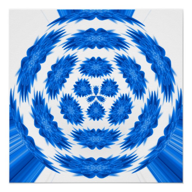 Pôster Fantasia em Blue... (Frente)