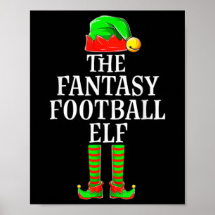Poster Fantasia Futebol Elf Roupa Boy Christmas