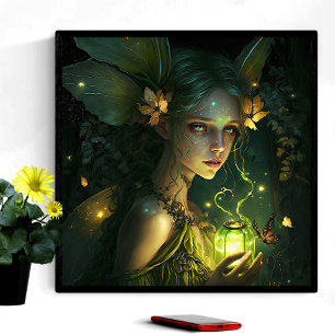 Poster Fantasia Linda Floresta Verde Fada 2