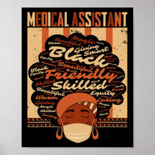 Poster Fantasia Médica de Istambul, Mulher Afro, Brisada