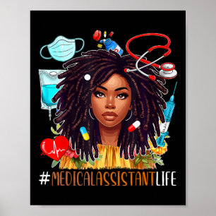 Poster Fantasia Médica de Istambul Mulher Afro Orgulhosa