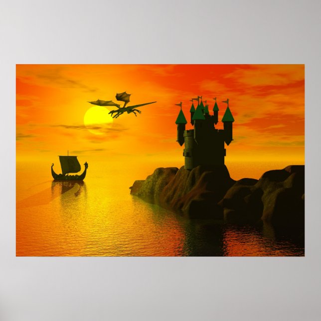 Poster fantasia medieval (Frente)