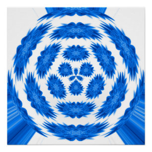 Pôster Fantasia no azul…